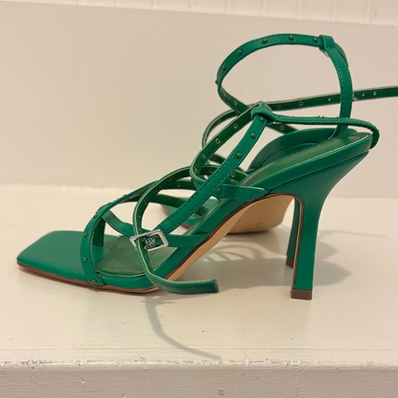 Marc Fisher Green Strappy Heels - Picture 6 of 8